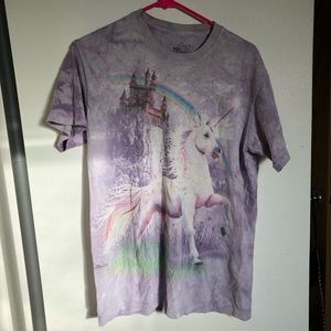 ❌ Vintage purple unicorn tye die shirt